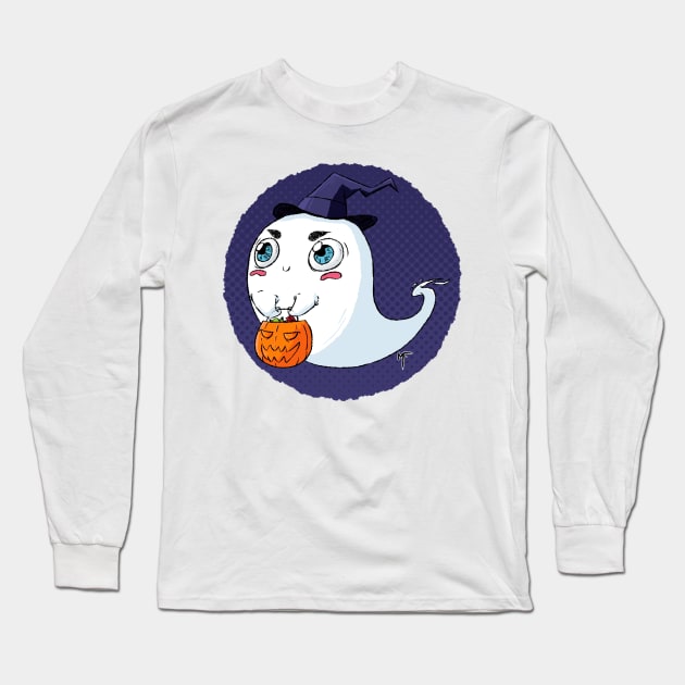 Blinky Long Sleeve T-Shirt by Mike's Prints